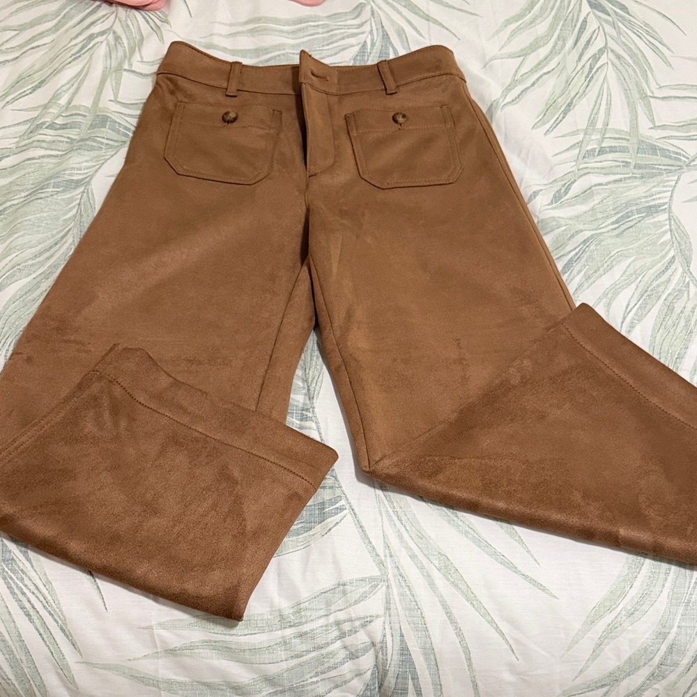 Women’s suede Brown Pants